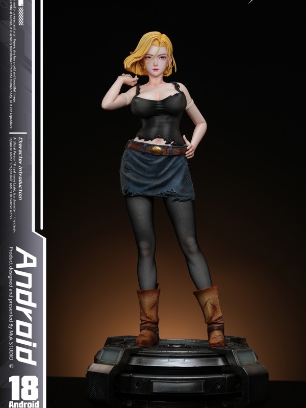 MUK Studio Dragon Ball Android 18 Femme Fatale Hot Sexy 1/4 Statue